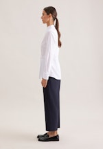 Kelchkragenbluse slim fit in White |  Seidensticker Onlineshop