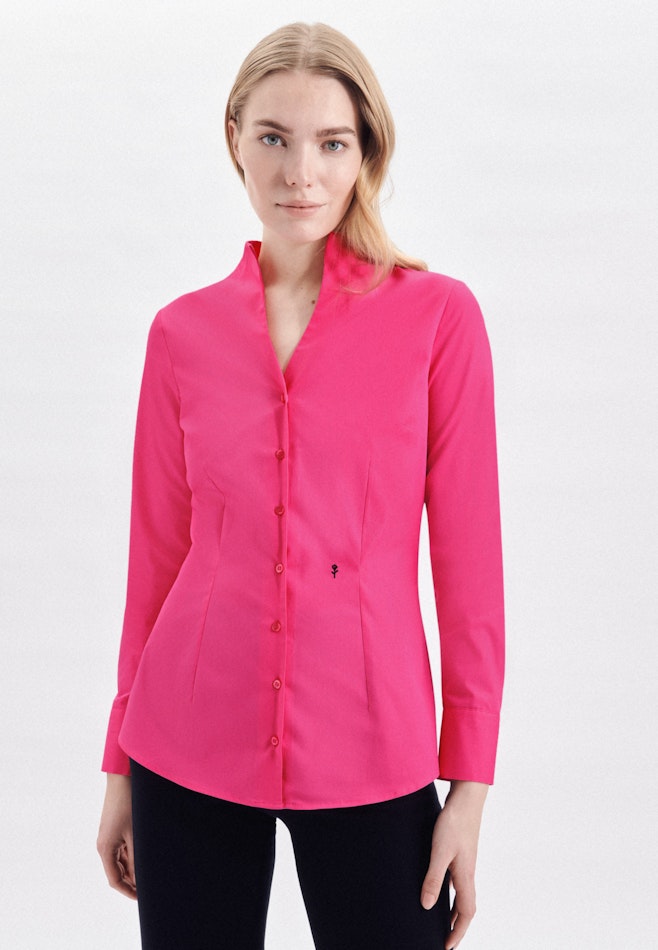 Non-iron Poplin Chalice Blouse in Pink | Seidensticker online shop