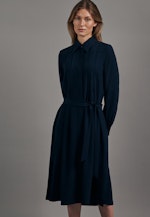 Kleid Uni in Dunkelblau |  Seidensticker Onlineshop
