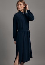Kleid Uni in Dunkelblau |  Seidensticker Onlineshop