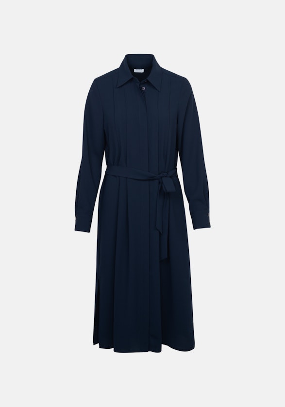 Collar Dress in Dark Blue |  Seidensticker Onlineshop