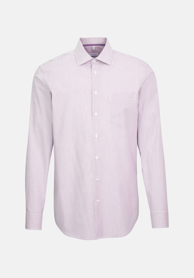 Regular Business Hemd Streifen in Rosa/Pink | Seidensticker Onlineshop
