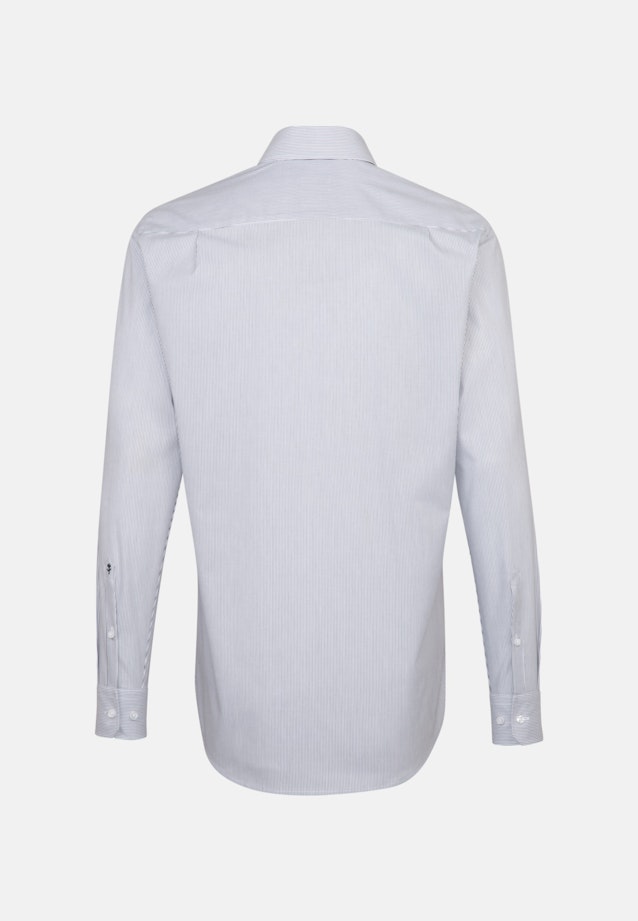 Regular Business Hemd Streifen in Dunkelblau |  Seidensticker Onlineshop