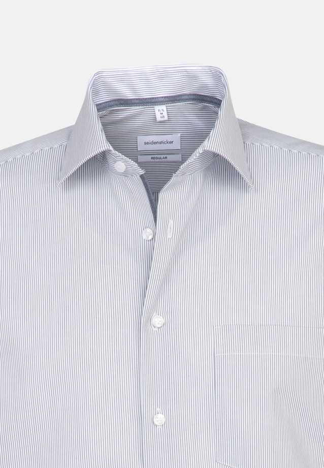 Regular Business Hemd Streifen in Dunkelblau |  Seidensticker Onlineshop