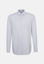 Regular Business Hemd Streifen in Dunkelblau |  Seidensticker Onlineshop