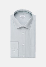 Regular Business Shirt Stripes in Green |  Seidensticker Onlineshop