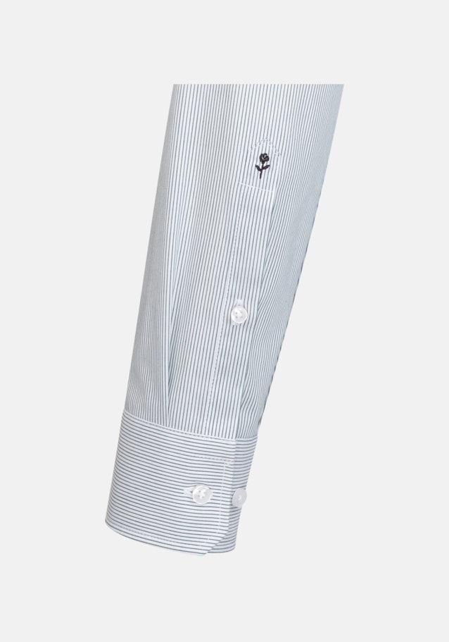 Regular Business Shirt Stripes in Green | Seidensticker Onlineshop