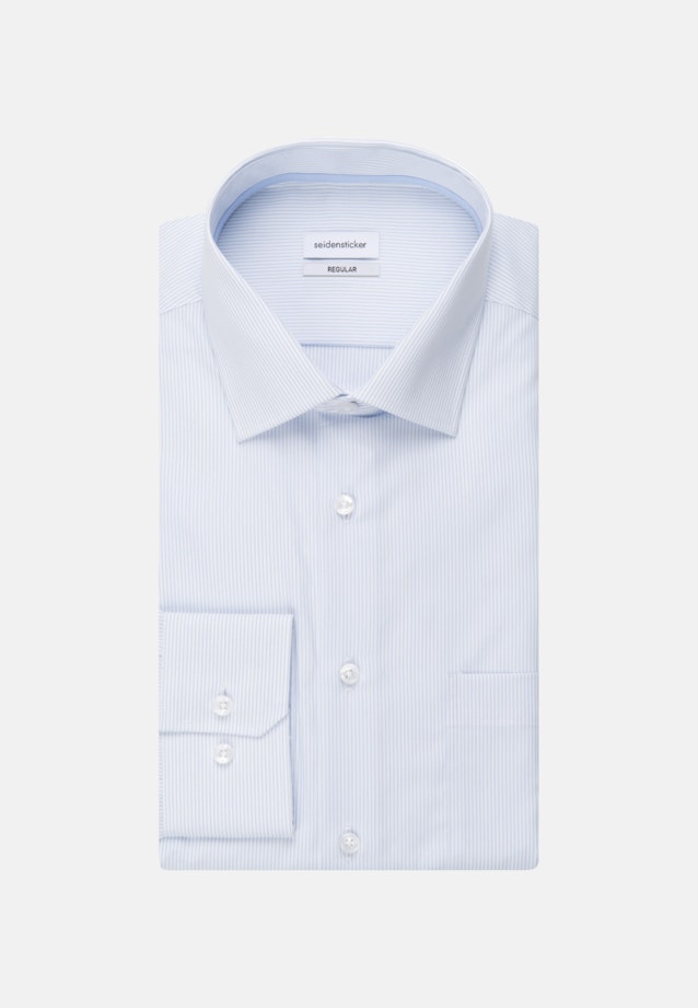 Regular Chemise Business rayures in Bleu Clair |  Seidensticker Onlineshop