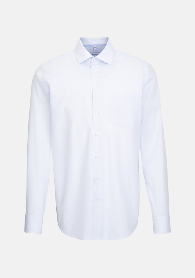 Regular Chemise Business rayures in Bleu Clair | Seidensticker Onlineshop