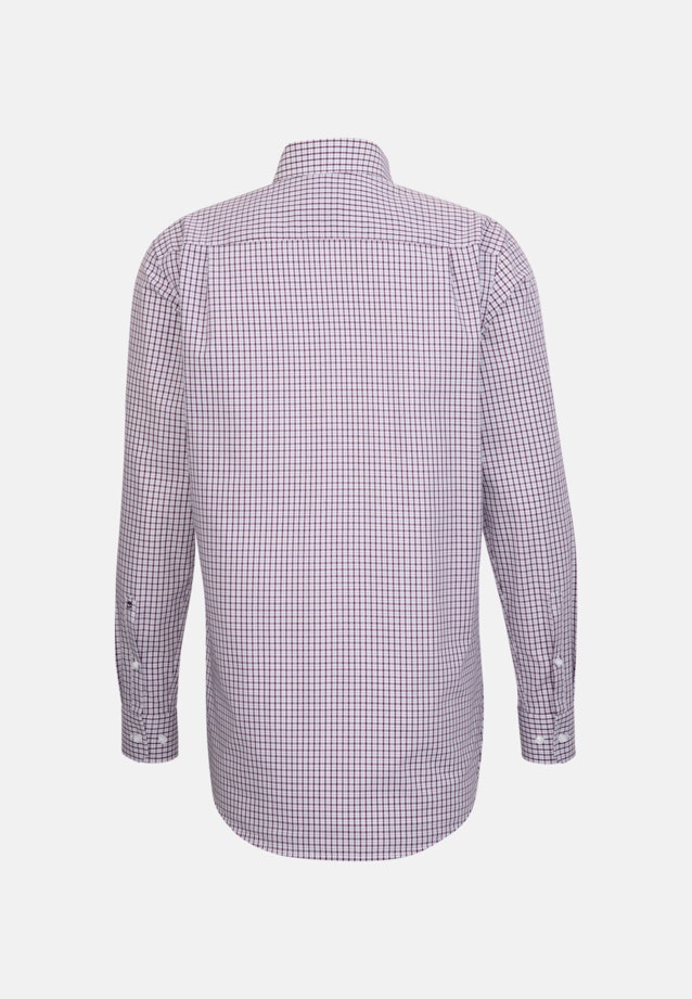 Regular Business Shirt Check in Pink |  Seidensticker Onlineshop