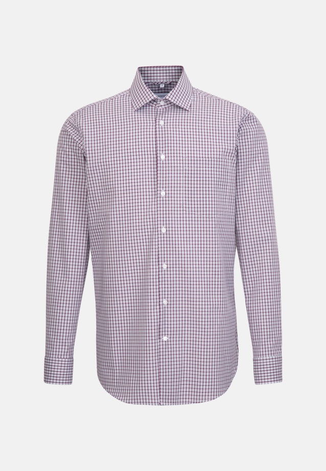 Regular Business Shirt Check in Pink |  Seidensticker Onlineshop