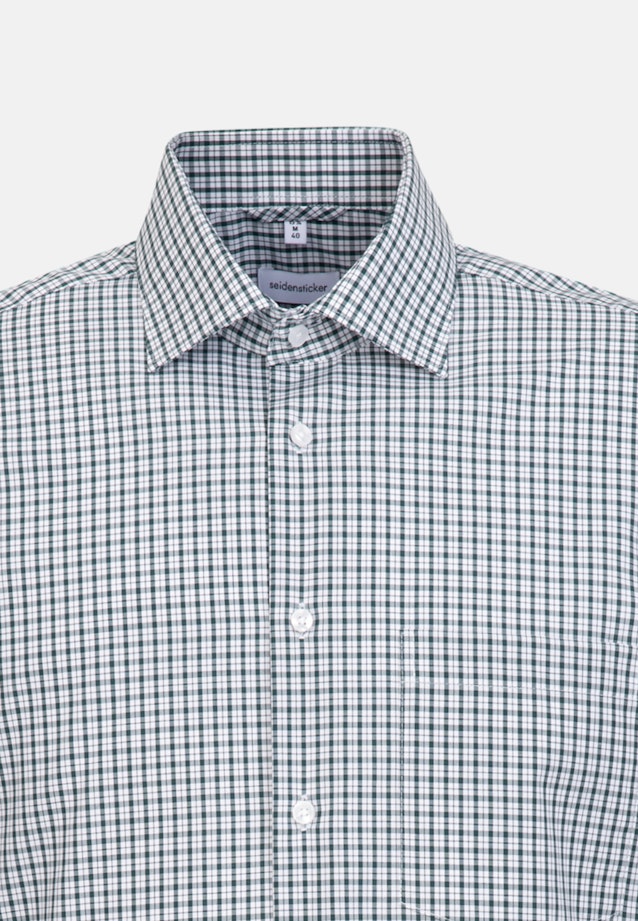 Non-iron Poplin Business Shirt in Regular with Kent-Collar in Green |  Seidensticker Onlineshop