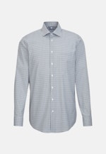 Regular Business Shirt Check in Green |  Seidensticker Onlineshop