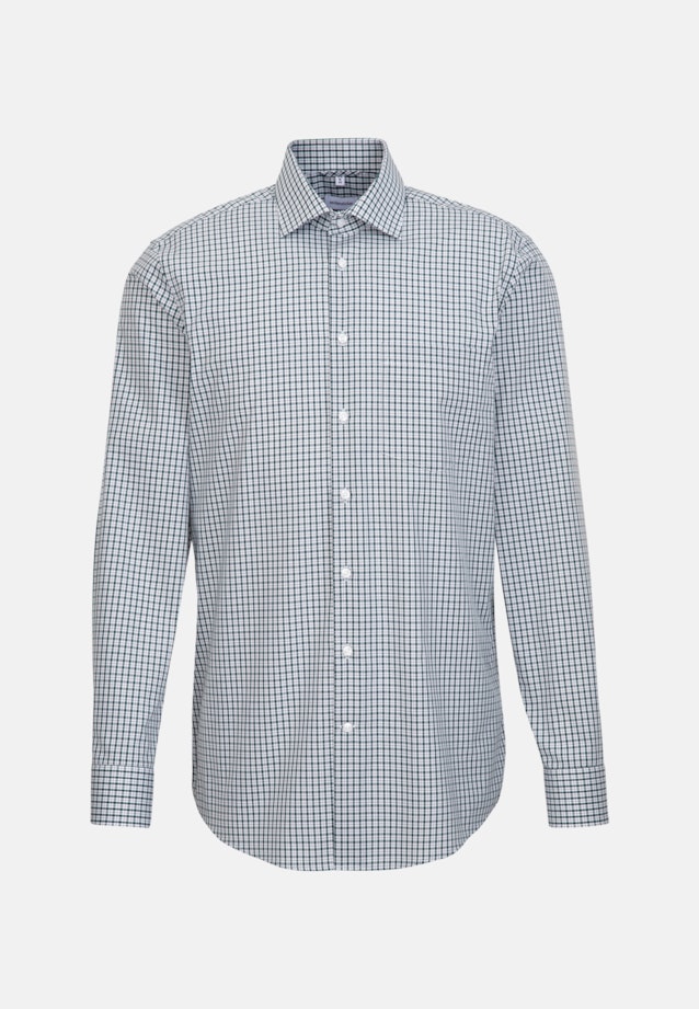 Non-iron Poplin Business Shirt in Regular with Kent-Collar in Green |  Seidensticker Onlineshop