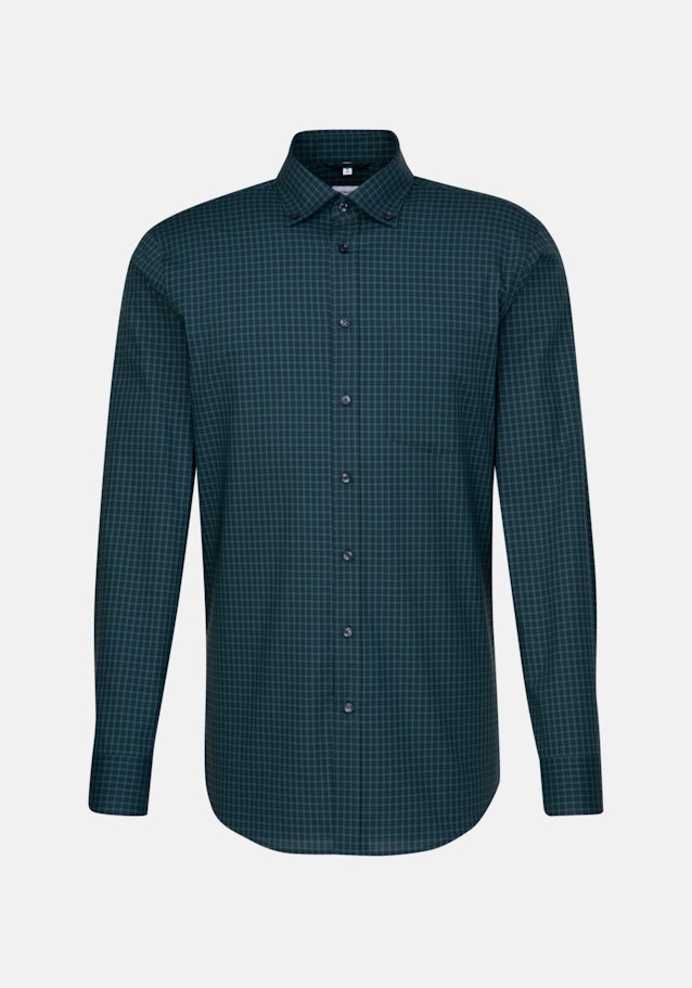 Regular Chemise Business Carreaux in Vert | Seidensticker Onlineshop
