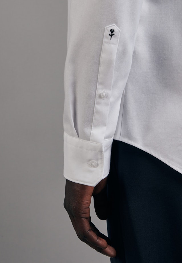 Slim Business Hemd Uni in Weiß |  Seidensticker Onlineshop