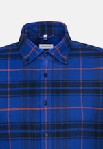 Business Shirt in Regular with Button-Down-Collar in Medium Blue |  Seidensticker Onlineshop