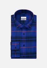 Business Shirt in Regular with Button-Down-Collar in Medium Blue |  Seidensticker Onlineshop