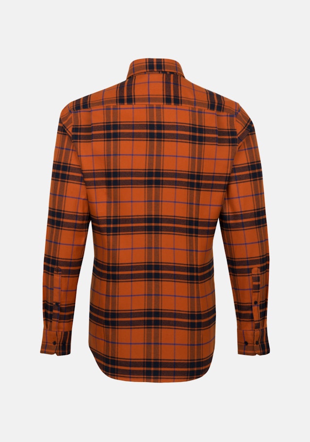 Business Shirt in Regular with Button-Down-Collar in Orange |  Seidensticker Onlineshop
