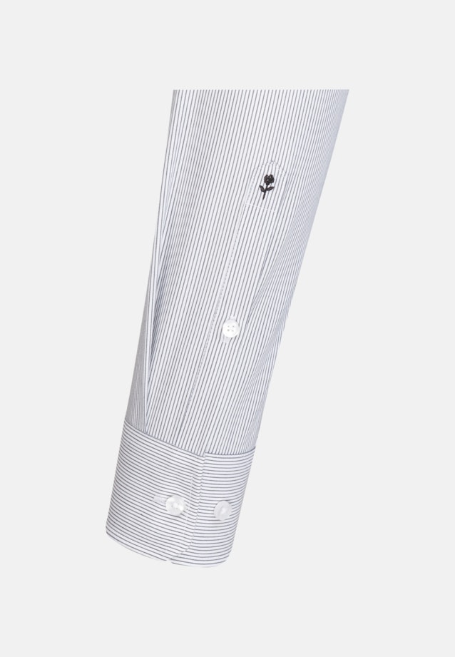 X-Slim Business Hemd Streifen in Dunkelblau |  Seidensticker Onlineshop