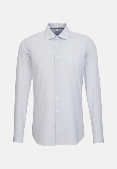 X-Slim Chemise Business A Rayures in Bleu Foncé |  Seidensticker Onlineshop