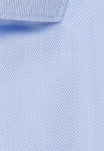 Shaped Business Shirt Herringbone in Light Blue |  Seidensticker Onlineshop