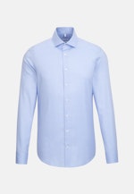 Shaped Business Shirt Herringbone in Light Blue |  Seidensticker Onlineshop