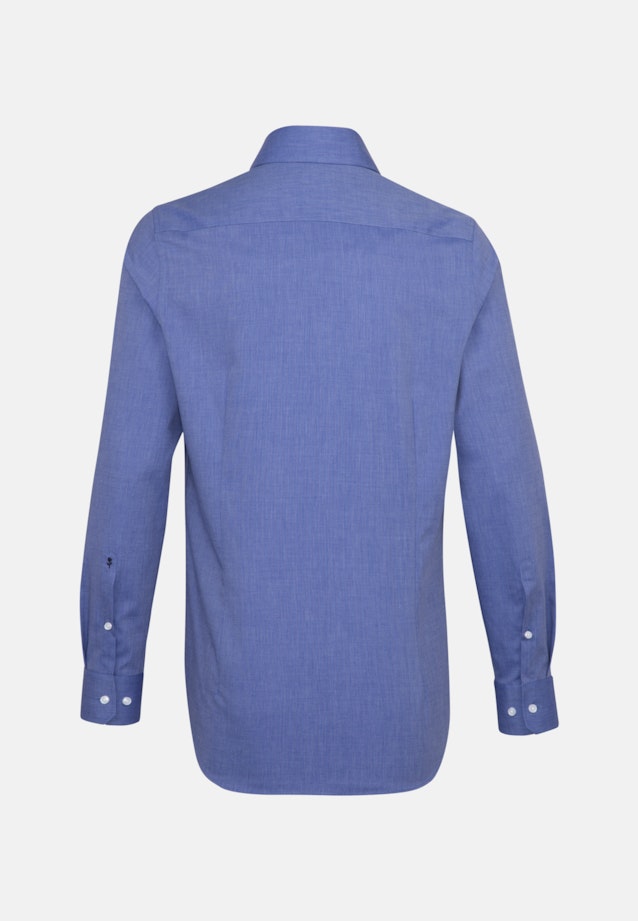 Shaped Business Hemd Uni in Mittelblau |  Seidensticker Onlineshop