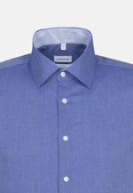 Shaped Business Hemd Uni in Mittelblau |  Seidensticker Onlineshop