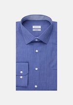 Shaped Business Hemd Uni in Mittelblau |  Seidensticker Onlineshop