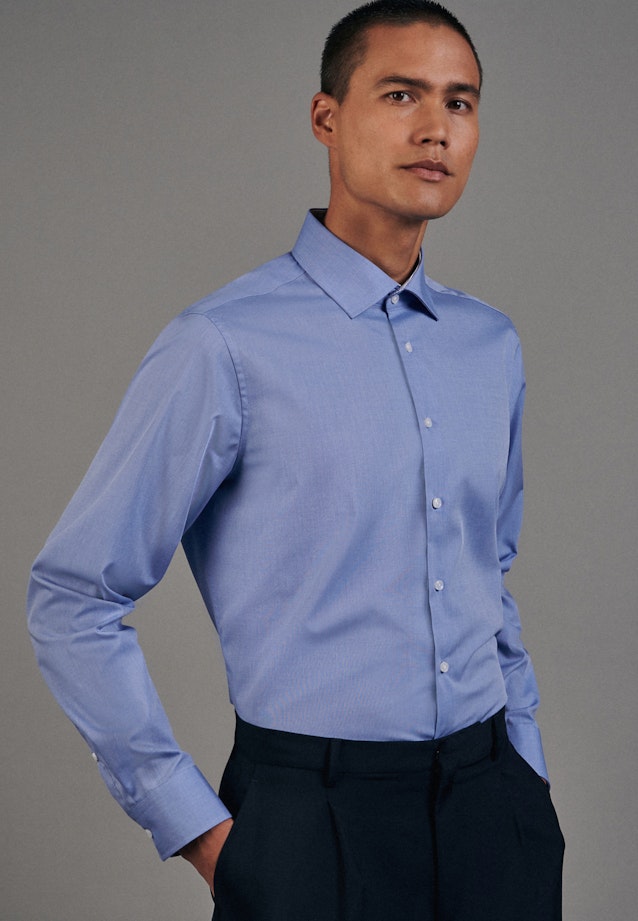 Shaped Business Hemd Uni in Hellblau |  Seidensticker Onlineshop