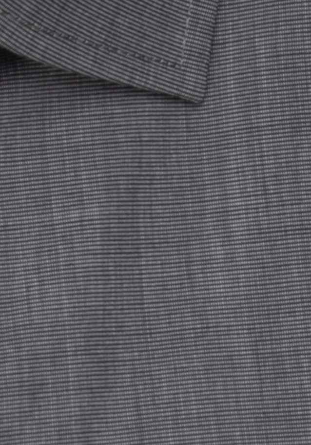 Non-iron Fil a fil Business overhemd in Shaped with Kentkraag in Grijs |  Seidensticker Onlineshop