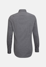 Shaped Business Shirt Plain in Grey |  Seidensticker Onlineshop