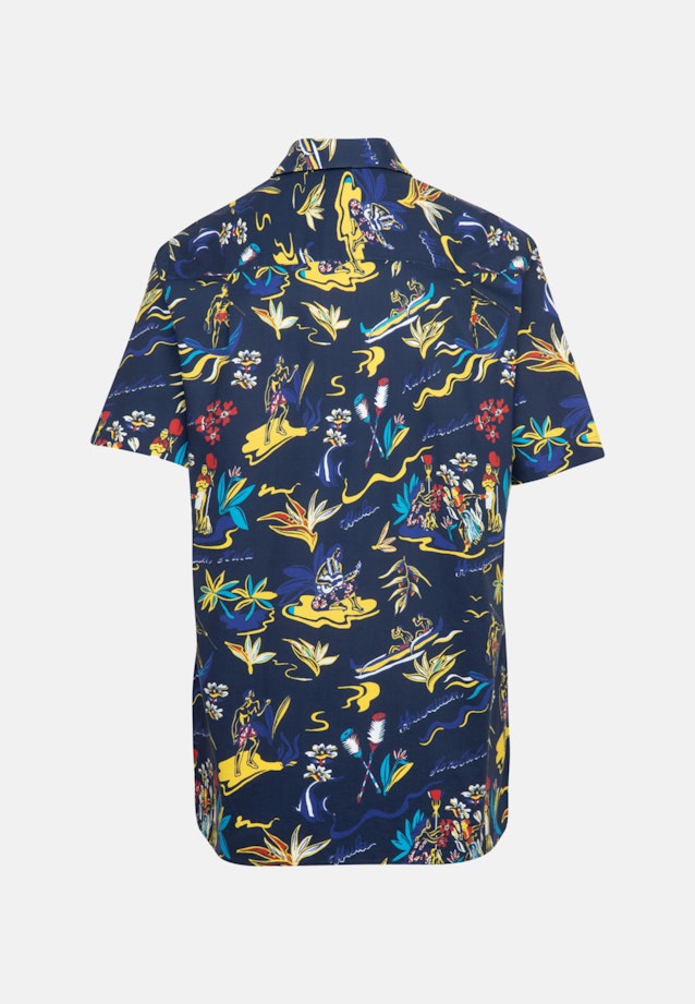 Shaped Chemise Business Imprimé in Bleu Foncé |  Seidensticker Onlineshop