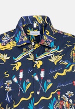 Shaped Chemise Business Imprimé in Bleu Foncé |  Seidensticker Onlineshop