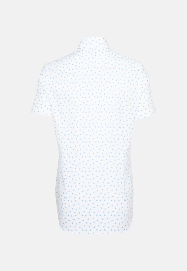 Poplin Short sleeve Business Shirt in Slim with Kent-Collar in Turquoise |  Seidensticker Onlineshop
