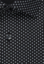 Regular Business Hemd Druck in Schwarz |  Seidensticker Onlineshop