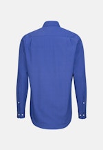 Regular Business Hemd Druck in Mittelblau |  Seidensticker Onlineshop