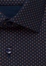 Regular Chemise Business Imprimé in Orange |  Seidensticker Onlineshop