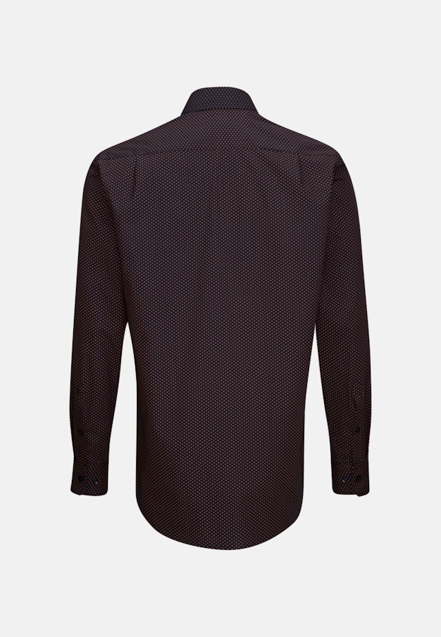 Regular Chemise Business Imprimé in Orange |  Seidensticker Onlineshop