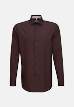 Regular Chemise Business Imprimé in Orange |  Seidensticker Onlineshop