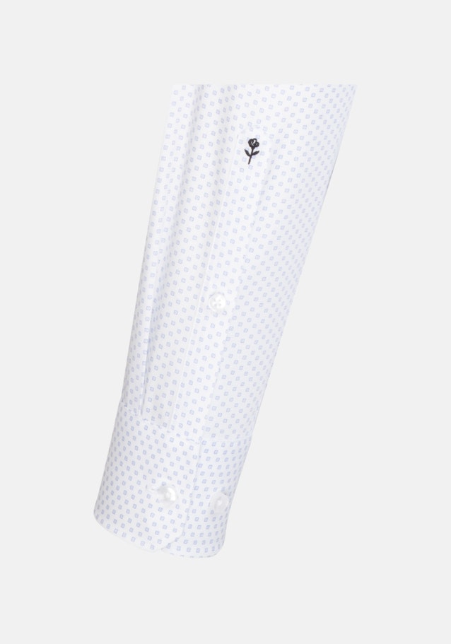 Regular Business Hemd Druck in Hellblau | Seidensticker Onlineshop