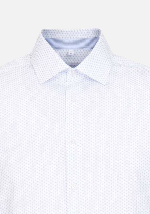Regular Business Hemd Druck in Hellblau | Seidensticker Onlineshop