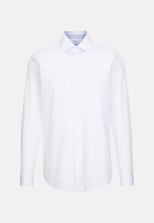 Chemise Business Regular Popeline Col Kent in Bleu Clair |  Seidensticker Onlineshop