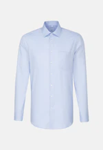 Regular Chemise d'affaires Uni in Bleu Clair |  Seidensticker Onlineshop