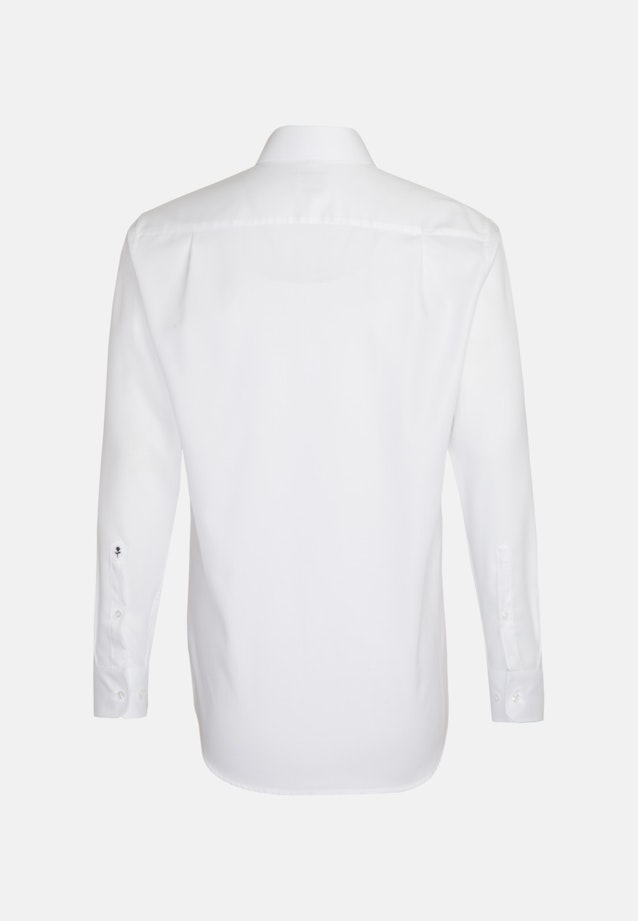 Non-iron Structure Business Shirt in Regular with Kent-Collar and extra long sleeve in White | Seidensticker Onlineshop