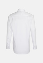 Non-iron Structure Business Shirt in Regular with Kent-Collar and extra long sleeve in White |  Seidensticker Onlineshop