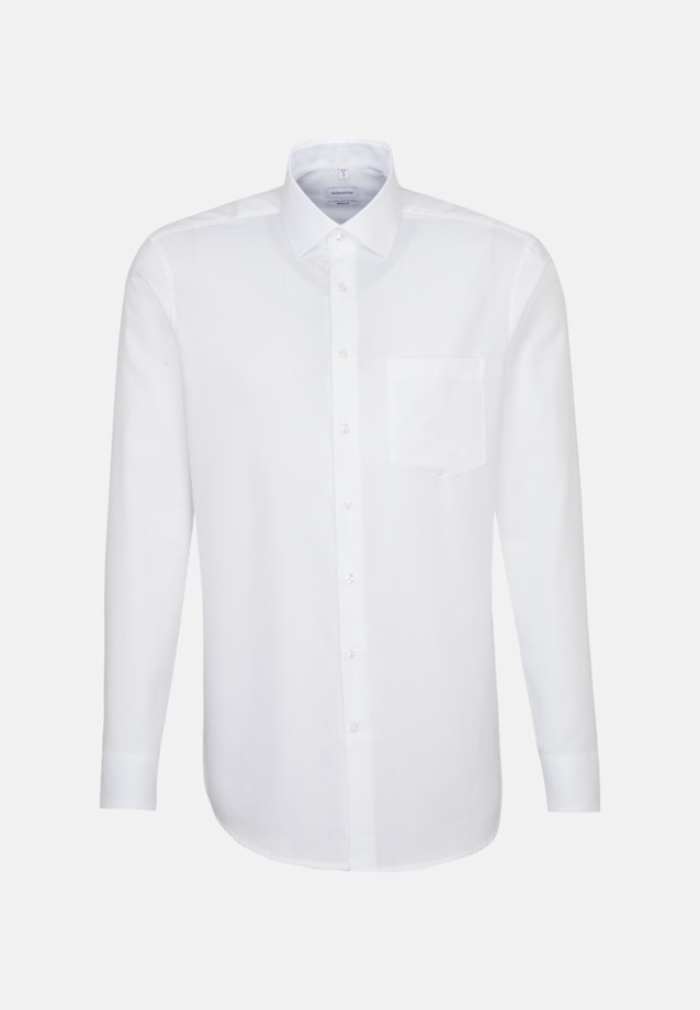 Chemise Business Regular Fit Col Kent  manches extra-longues in Blanc |  Seidensticker Onlineshop