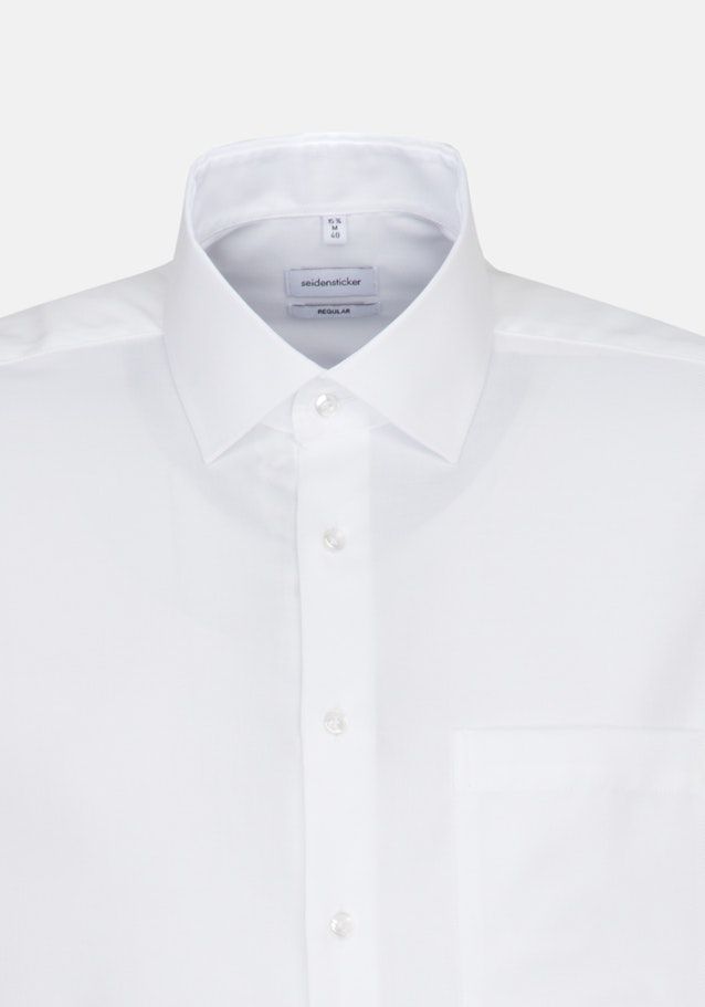 Regular Chemise Business Uni in Blanc | Seidensticker Onlineshop