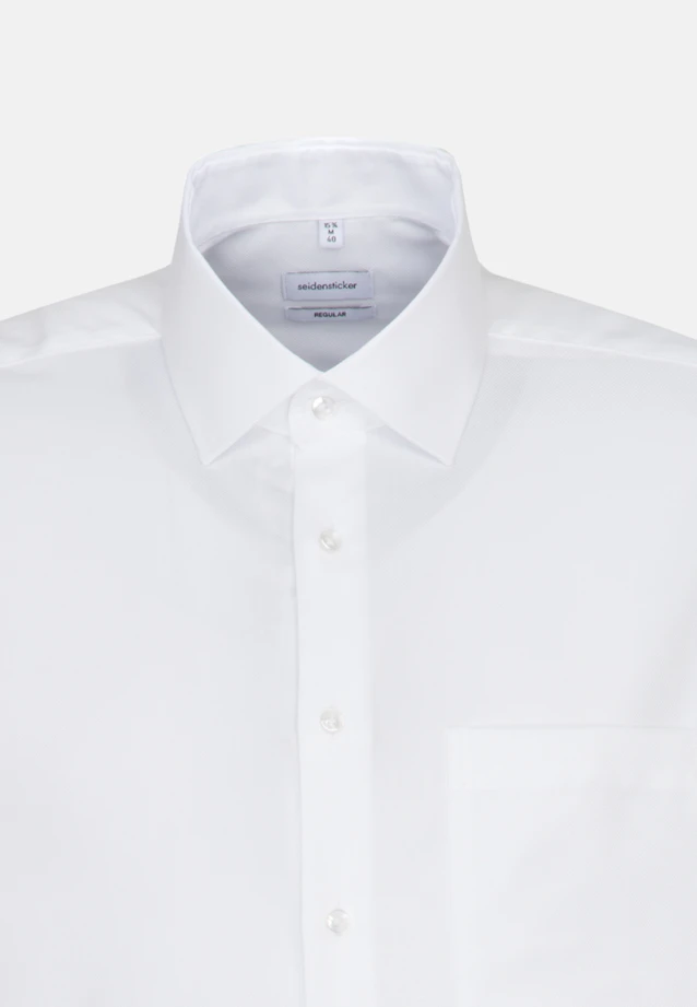Regular Business Hemd Uni in Weiß |  Seidensticker Onlineshop